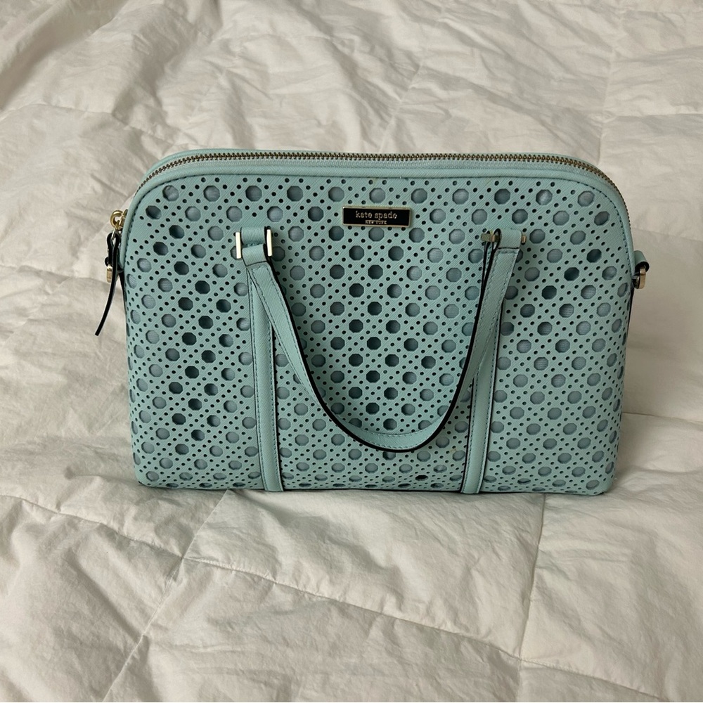 Kate Spade Newbury Lane Caning Rachelle in Grace Blue